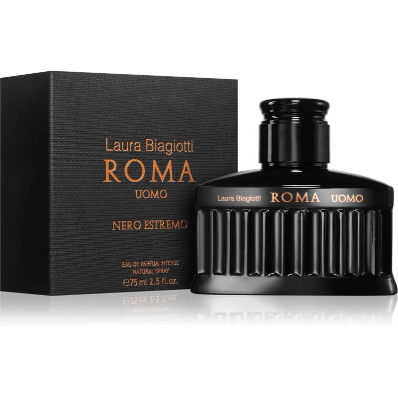 Laura Biagiotti Roma Uomo Nero Estremo parfémovaná voda pro muže 75 ml