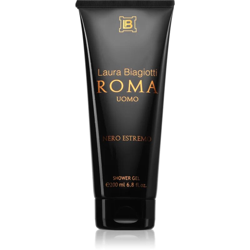 Laura Biagiotti Roma Uomo Nero Estremo sprchový gel pro muže 200 ml