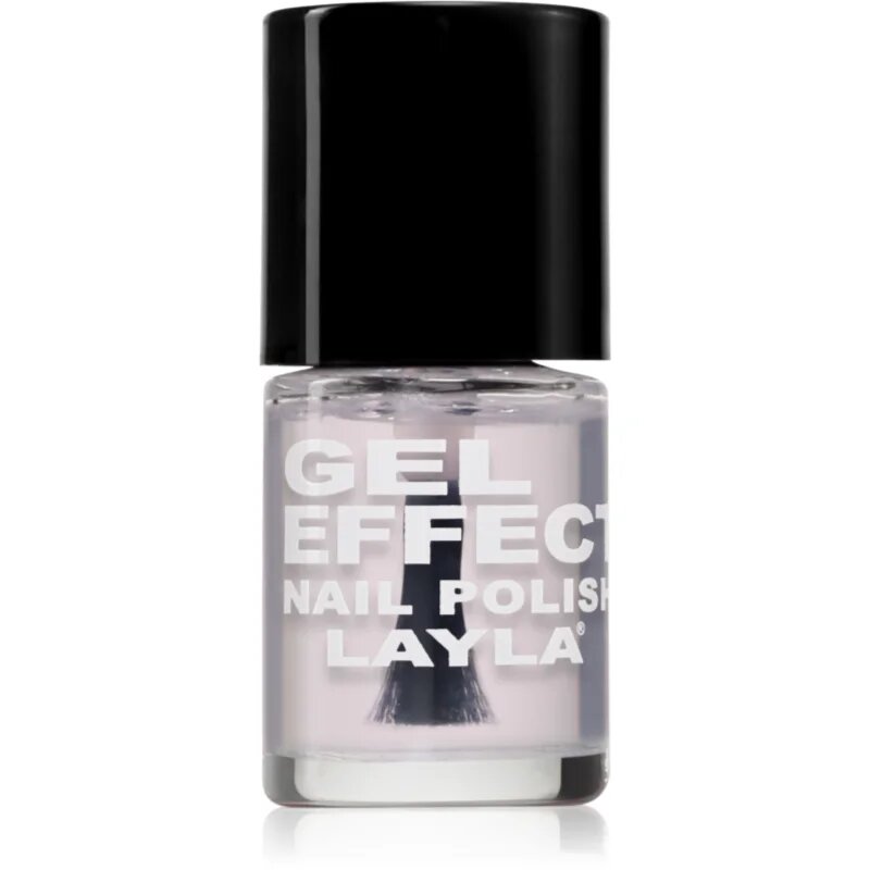 Layla Cosmetics Gel Effect gelový lak na nehty bez užití UV/LED lampy odstín n. 19 Top Coat 10 ml