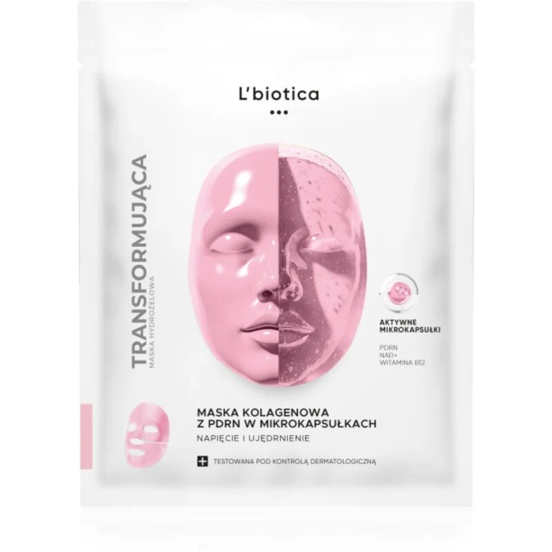 L’biotica Transforming Collagen Mask with PDRN in Microcapsules kolagenová maska pro zpevnění pleti 1 ks