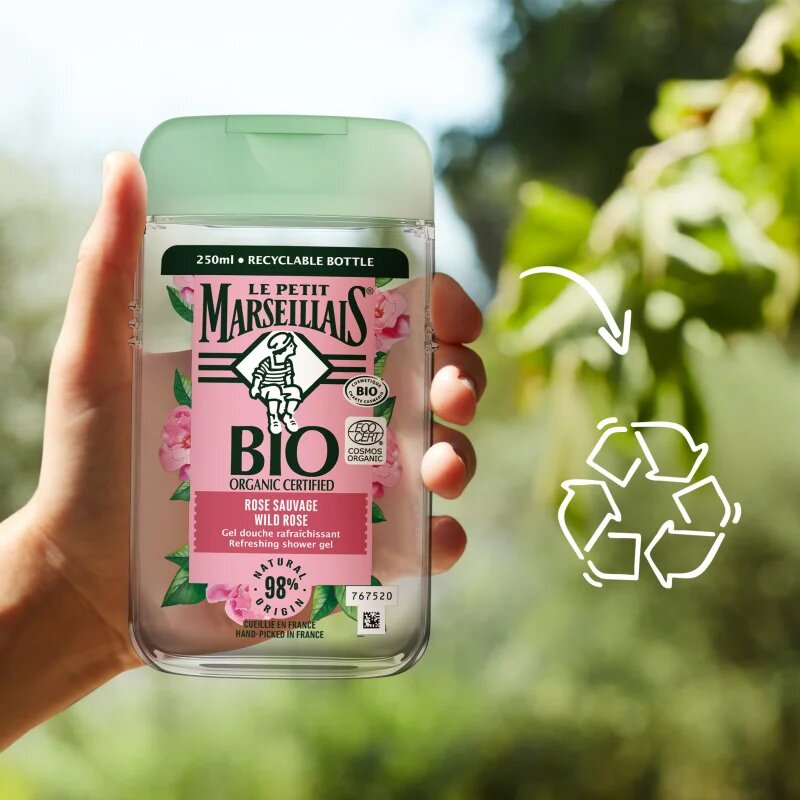 Le Petit Marseillais Bio Divoká Růže osvěžující sprchový gel 250 ml