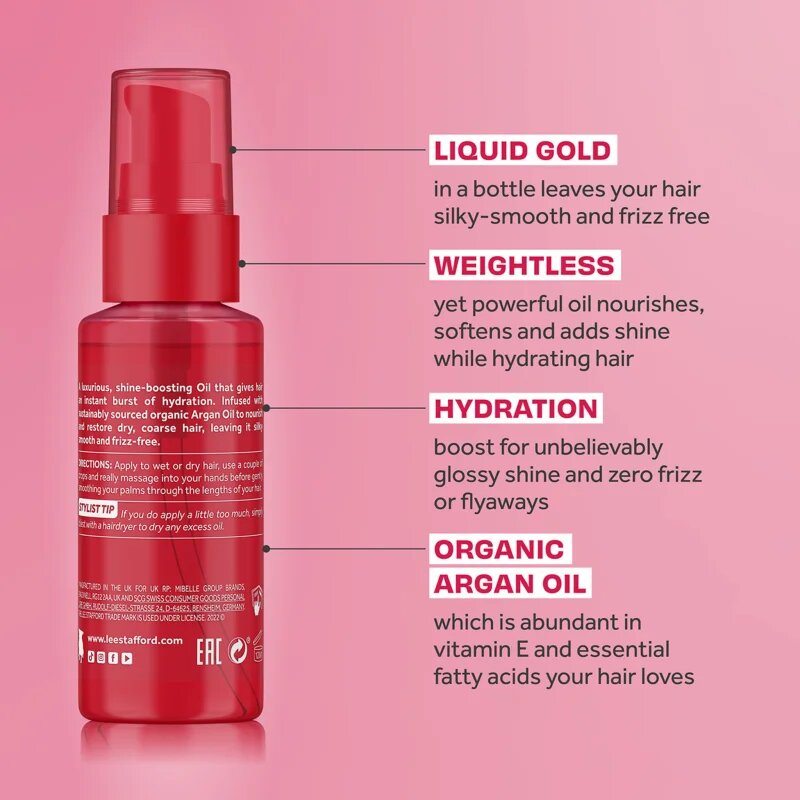 Lee Stafford Argan Oil Nourishing Miracle Oil vyživující olej na vlasy 50 ml