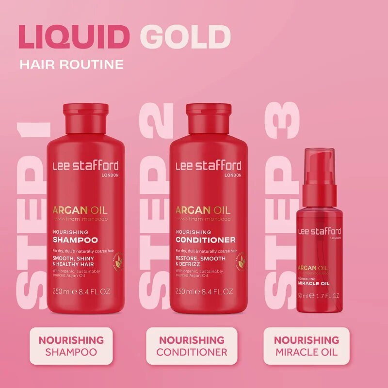 Lee Stafford Argan Oil Nourishing Miracle Oil vyživující olej na vlasy 50 ml