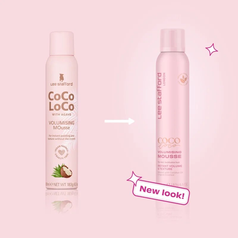 Lee Stafford CoCo LoCo Agave luxusní objemová pěna pro jemné a zplihlé vlasy 200 ml