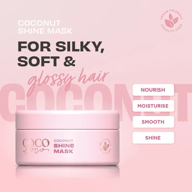 Lee Stafford CoCo LoCo Agave rozjasňující maska pro lesk a hebkost vlasů 200 ml