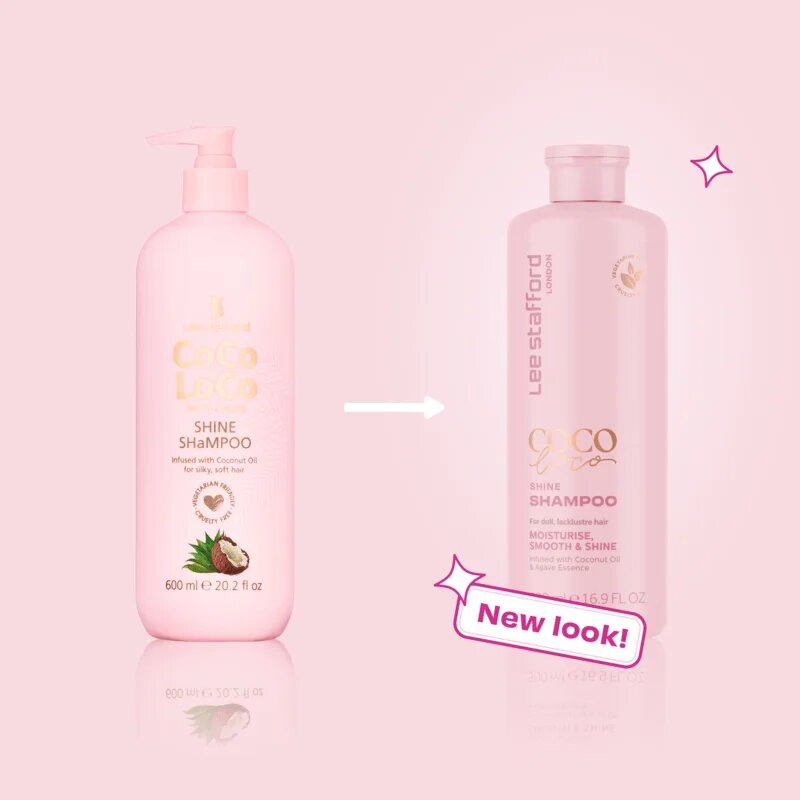 Lee Stafford CoCo LoCo Agave šampon pro každodenní mytí vlasů pro lesk a hebkost vlasů 500 ml
