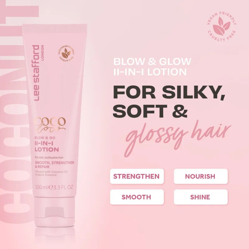 Lee Stafford CoCo LoCo Agave víceúčelový krém pro všechny typy vlasů 100 ml