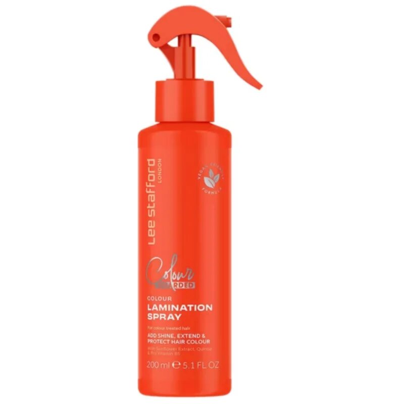 Lee Stafford Colour Guarded Lamination Spray laminační sprej pro lesk a hebkost vlasů 200 ml