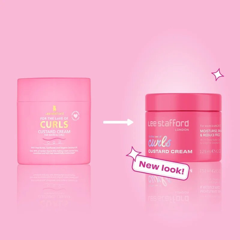 Lee Stafford For The Love Of Curls Custard Cream stylingový krém pro definici vln 125 ml