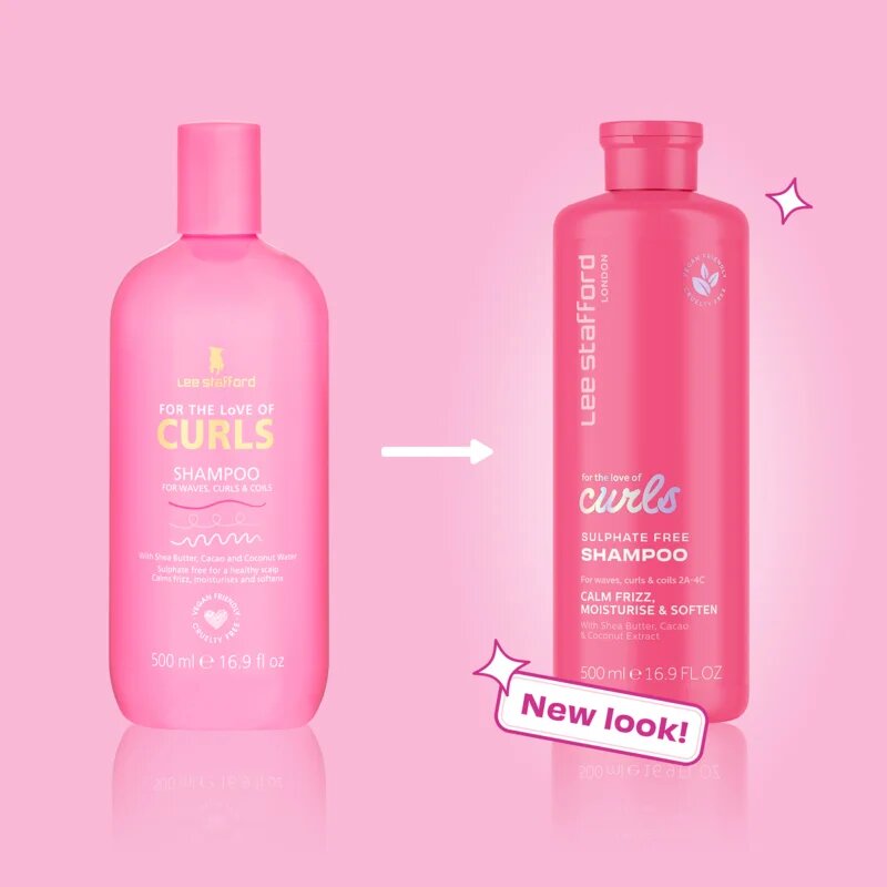 Lee Stafford For The Love Of Curls Shampoo šampon pro vlnité a kudrnaté vlasy 500 ml