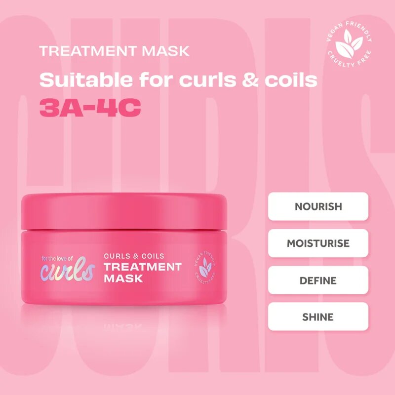 Lee Stafford For The Love Of Curls Treatment Mask maska pro kudrnaté vlasy 200 ml
