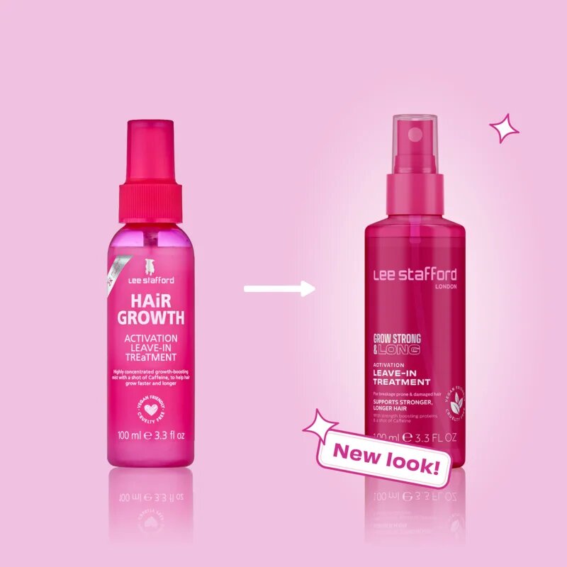 Lee Stafford Grow Strong & Long Activation Leave - In Treatment sprej na vlasy pro posílení vlasů 100 ml