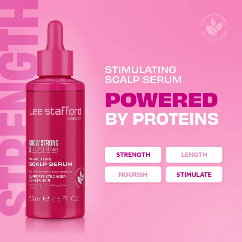 Lee Stafford Grow Strong & Long Stimulating Scalp Serum posilující sérum pro podporu růstu vlasů 75 ml