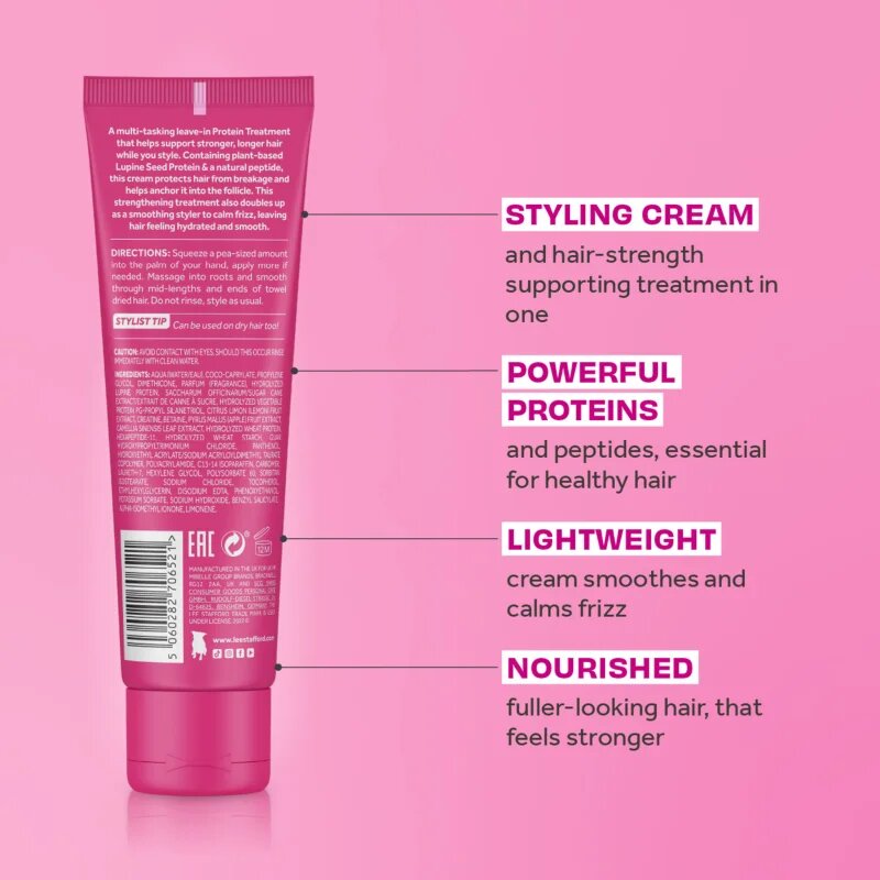 Lee Stafford Grow Strong & Long Styling Cream stylingový krém s proteinem 100 ml