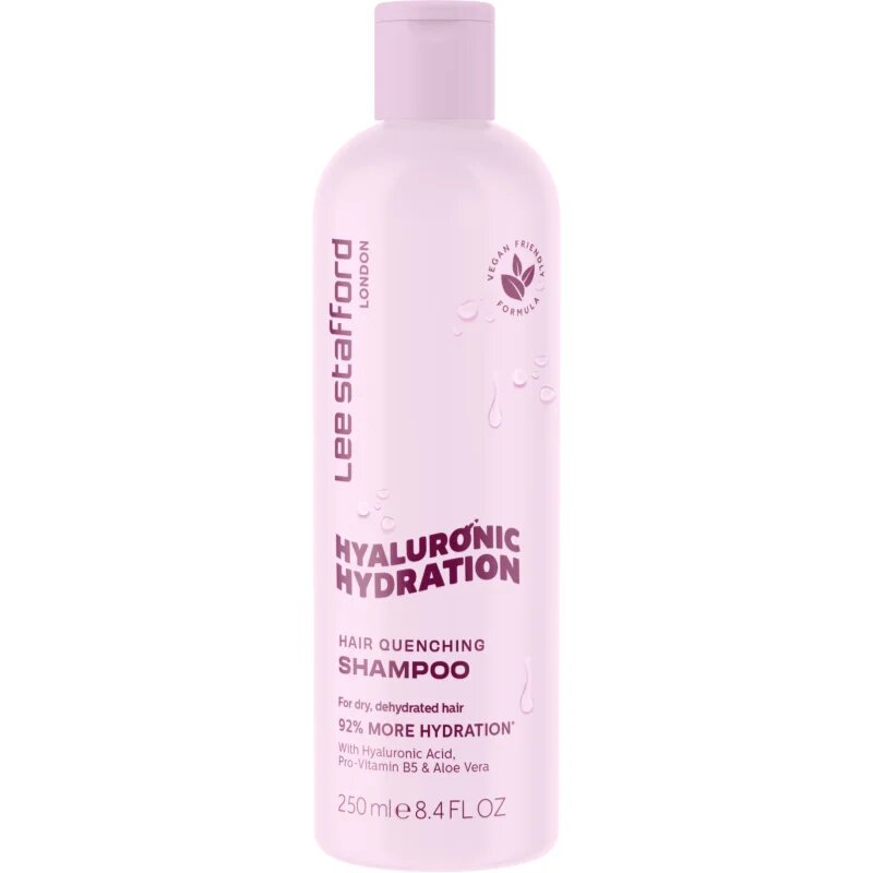 Lee Stafford Hyaluronic Hydration Hair Quenching Shampoo intenzivně hydratační šampon 250 ml