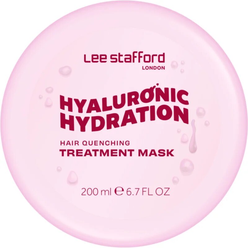 Lee Stafford Hyaluronic Hydration Hair Quenching Treatment Mask hydratační maska na vlasy 250 ml