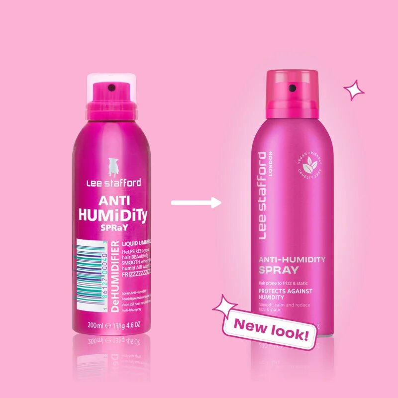 Lee Stafford Styling Dehumidifier Anti-Frizz Spray sprej na vlasy proti krepatění 200 ml