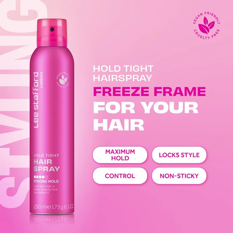 Lee Stafford Styling Hair Spray Strong Hold Tight lak na vlasy se silnou fixací 250 ml