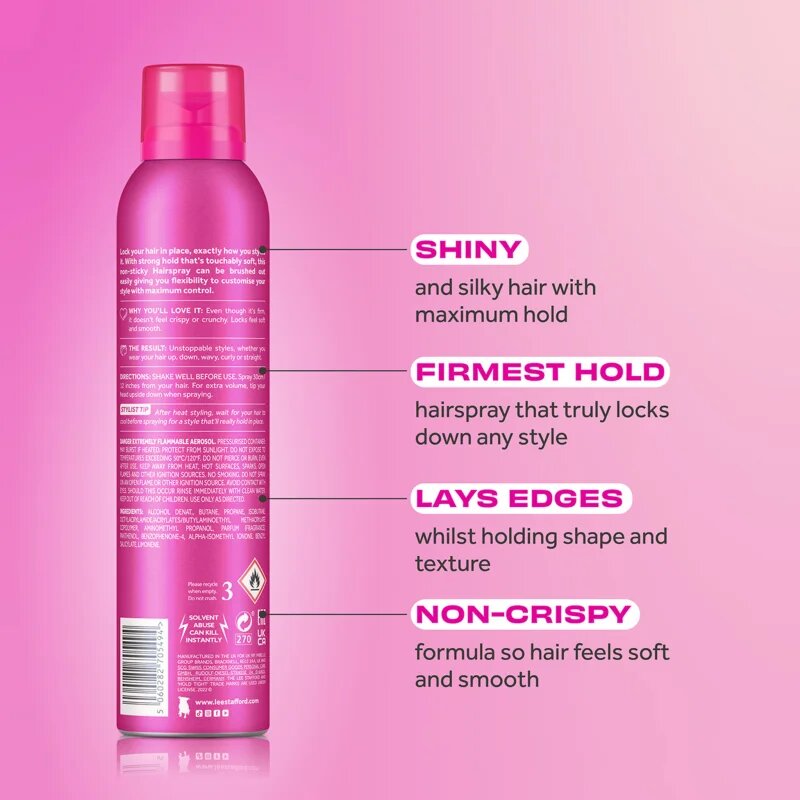Lee Stafford Styling Hair Spray Strong Hold Tight lak na vlasy se silnou fixací 250 ml