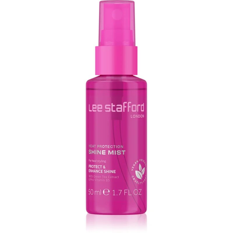 Lee Stafford Styling Heat Protection Shine Mist sprej pro ochranu vlasů před teplem 50 ml