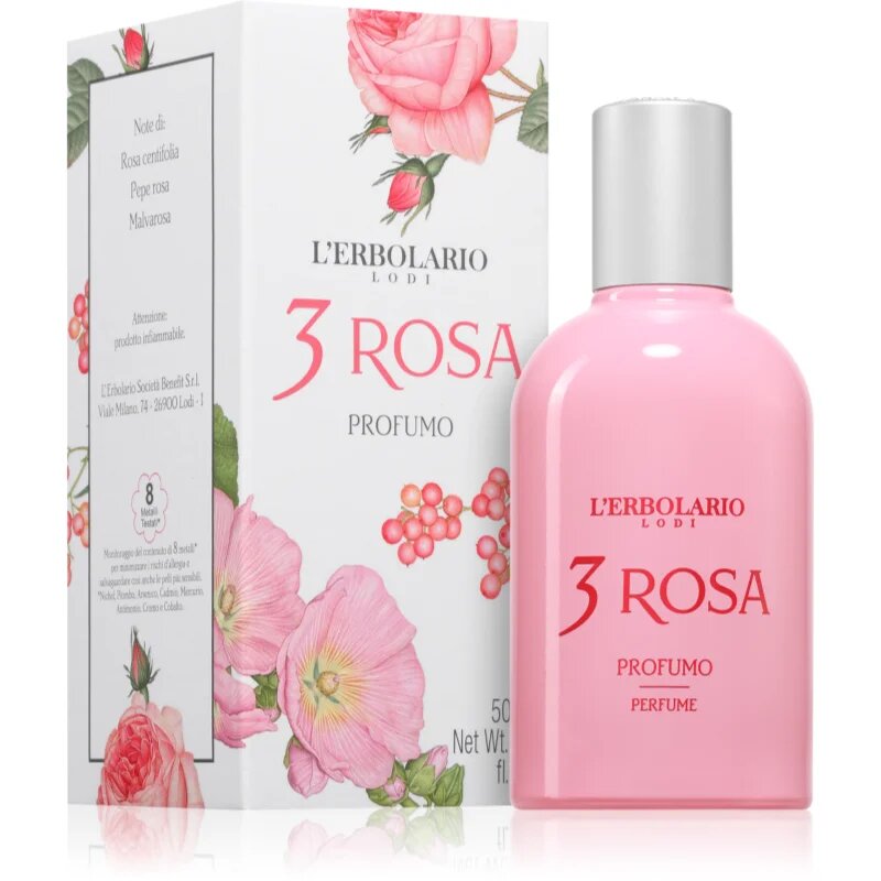 L'ERBOLARIO 3 Rosa parfémovaná voda pro ženy 50 ml