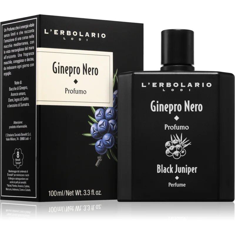 L'ERBOLARIO Ginepro Nero toaletní voda pro muže 100 ml