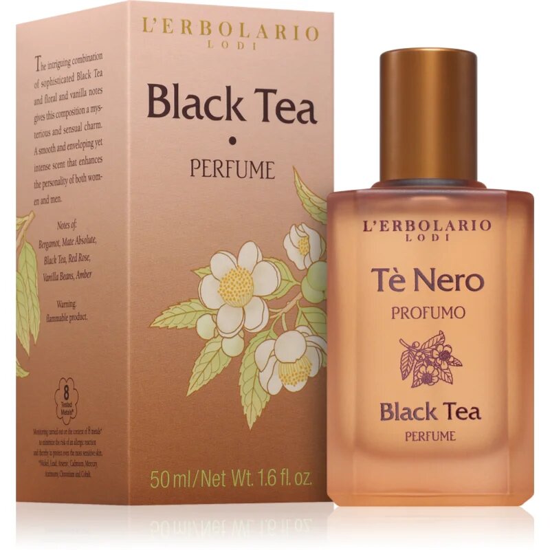 L'ERBOLARIO Té Nero parfémovaná voda unisex 50 ml