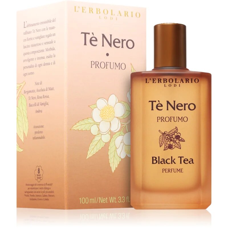 L'ERBOLARIO Té Nero toaletní voda unisex 100 ml