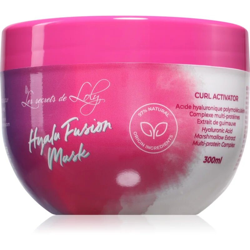 Les Secrets De Loly Hyalu Fusion Mask maska na vlasy pro aktivaci kudrlin 300 ml