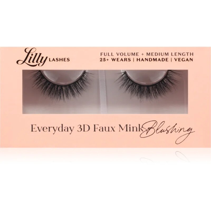 Lilly Lashes Everyday 3D Faux Mink umělé řasy typ Blushing 1 pár