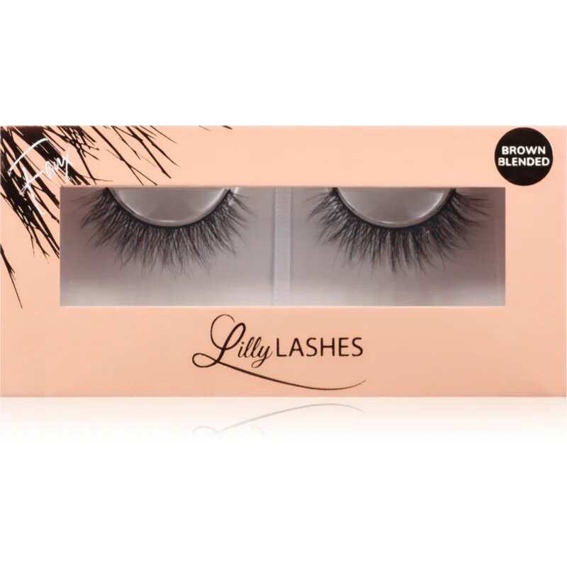 Lilly Lashes Everyday Faux Mink Brown Blended umělé řasy typ Undressed 1 pár