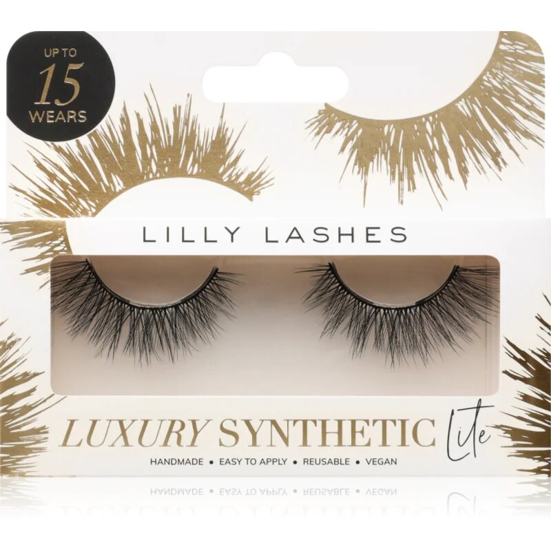 Lilly Lashes Luxury Synthetic Lite umělé řasy typ Classy 1 pár