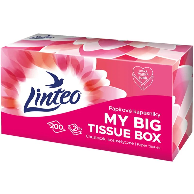Linteo Paper Tissues Two-ply Paper 200 pcs per box papírové kapesníky 200 ks