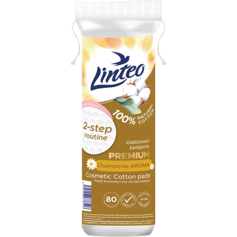 Linteo Premium odličovací tampony Camomile 80 ks
