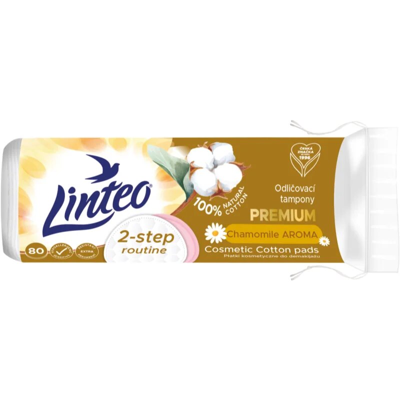 Linteo Premium odličovací tampony Camomile 80 ks