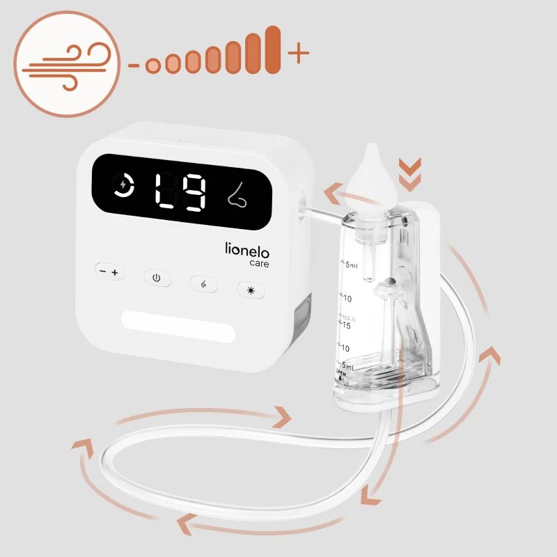 Lionelo Baby Air Flow odsávačka nosních hlenů 1 ks