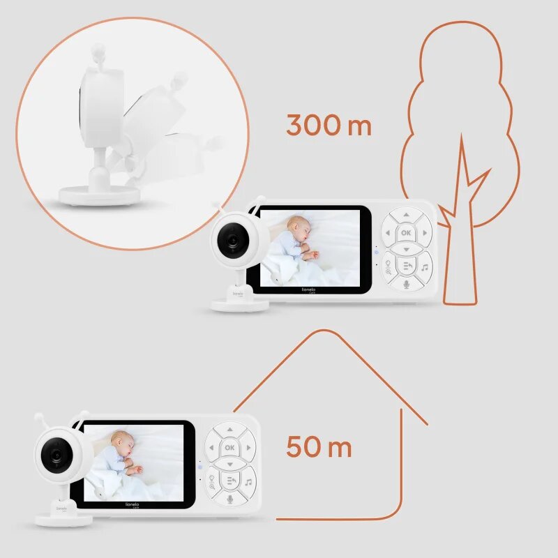 Lionelo BABYLINE 3.4 digitální video chůvička 1 ks