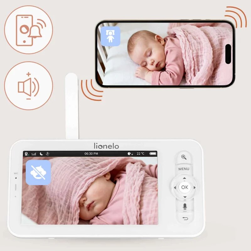 Lionelo Babyline 9.2 AI digitální video chůvička 1 ks