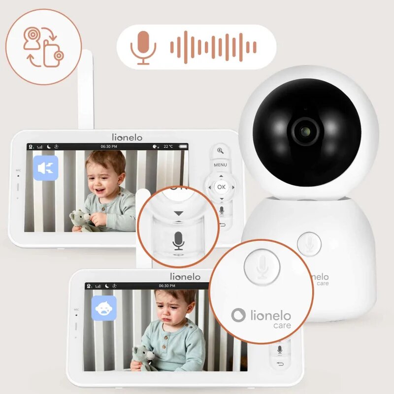 Lionelo Babyline 9.2 AI digitální video chůvička 1 ks