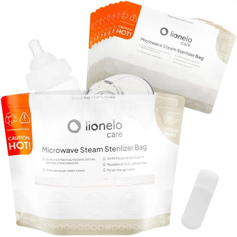 Lionelo Thermbag sterilizační sáčky do mikrovlnné trouby 8 ks