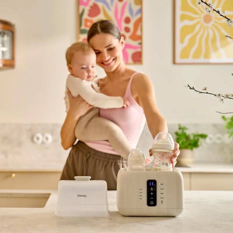 Lionelo Thermup Double White Bottle Warmer 6in1 multifunkční ohřívač kojeneckých lahví 6 v 1 1 ks