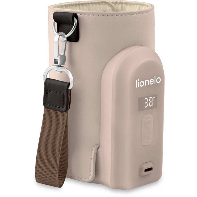 Lionelo Thermup Go Evo cestovní ohřívač vody a mléka Beige Taupe 1 ks
