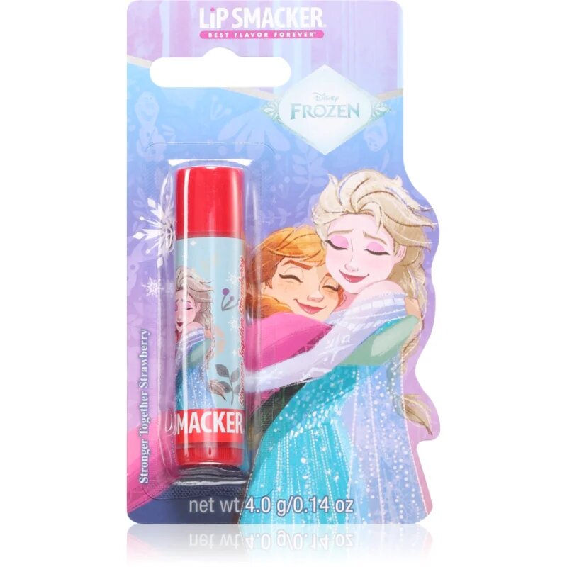 Lip Smacker Disney Frozen Elsa & Anna balzám na rty příchuť Stronger Strawberry 4 g