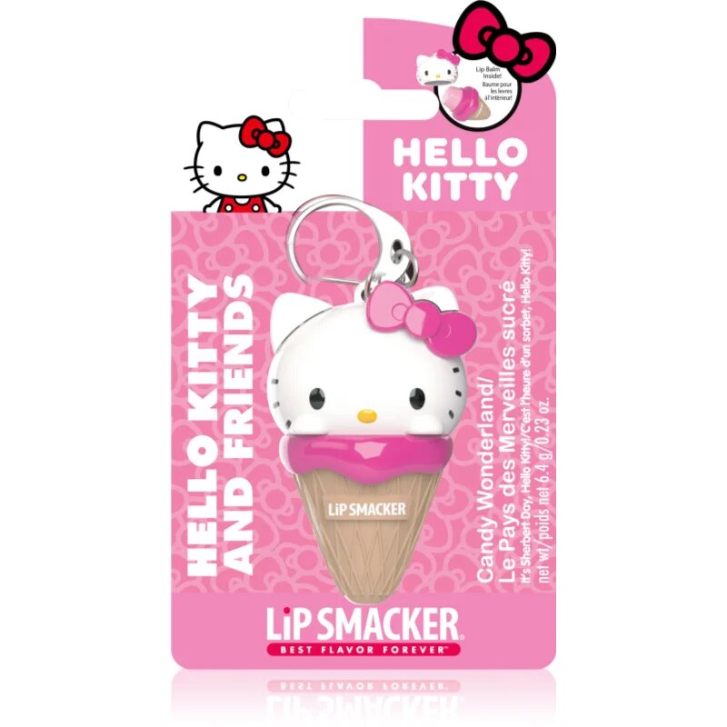 Lip Smacker Hello Kitty & Friends balzám na rty na klíče příchuť Candy Wonderland 6.4 g