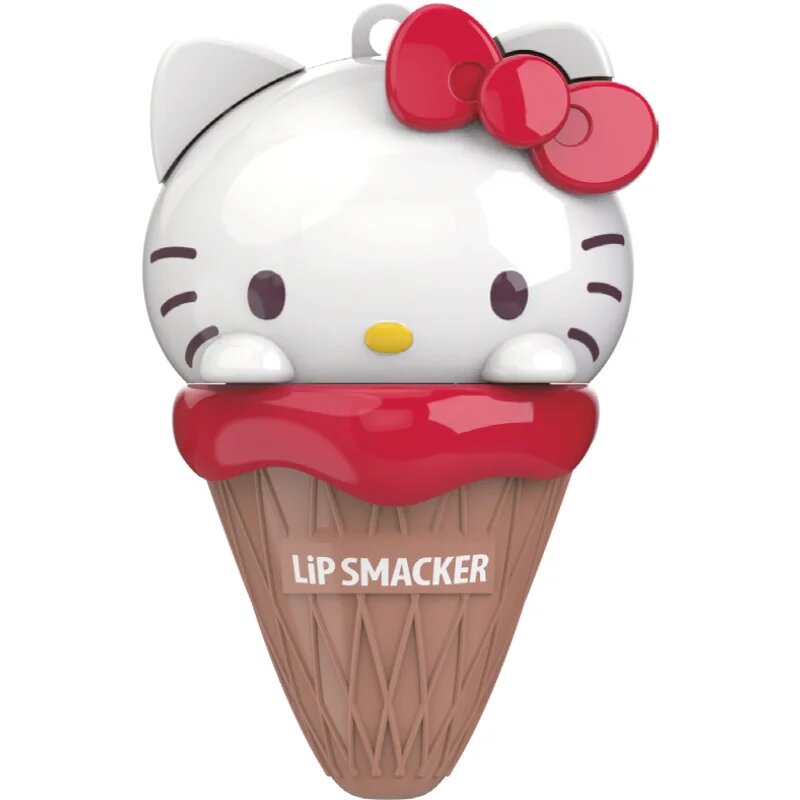 Lip Smacker Hello Kitty & Friends balzám na rty na klíče příchuť Strawberry 6.4 g