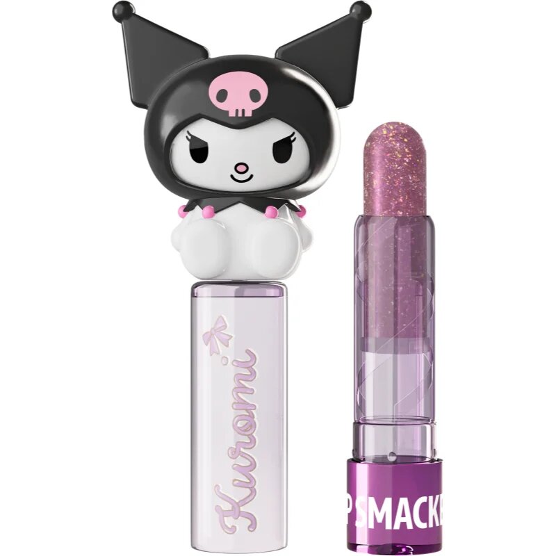 Lip Smacker Hello Kitty & Friends Kuromi lesklý balzám na rty reagující na pH vůně Mood Swing 4 g