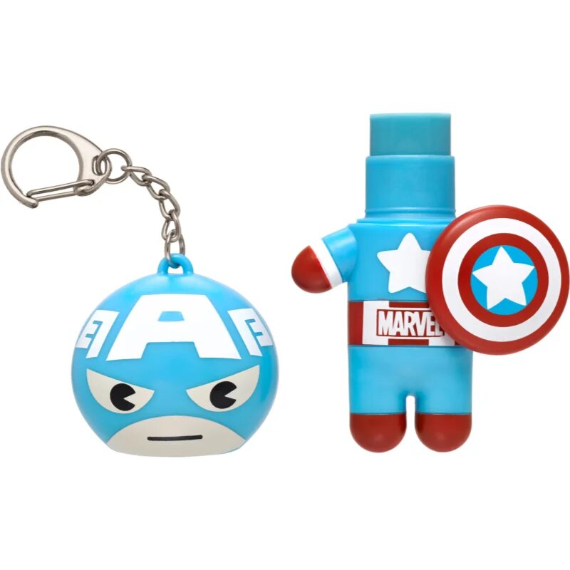 Lip Smacker Marvel Captain America balzám na rty příchuť Red White & Blue-Berry 4 g
