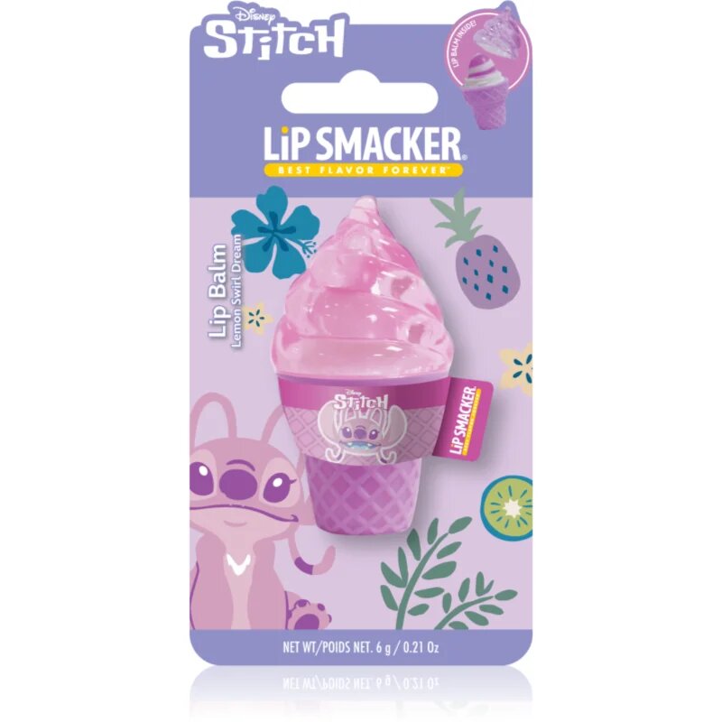 Lip Smacker Stitch Angel balzám na rty příchuť Lemon Swirl Dream 6 g