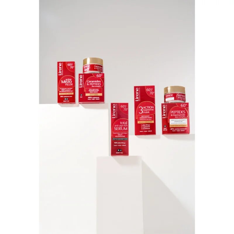 Lirene Active Mezo Filler 60+ krém na oční okolí a rty s liftingovým efektem 15 ml