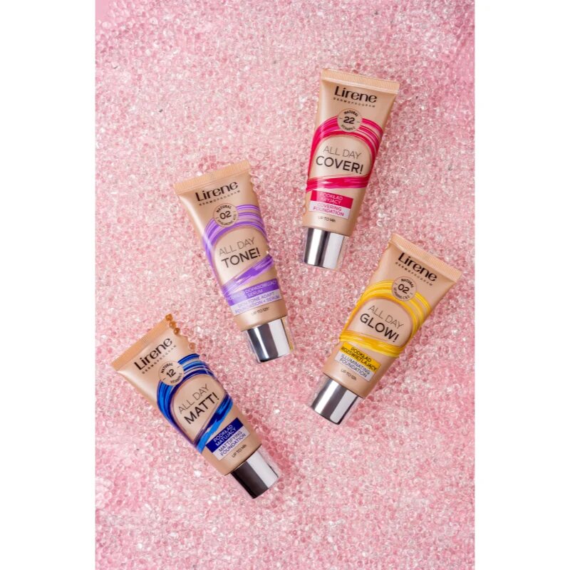 Lirene ALL DAY TONE! hydratační make-up pro zářivý vzhled pleti odstín 01 Light 30 ml